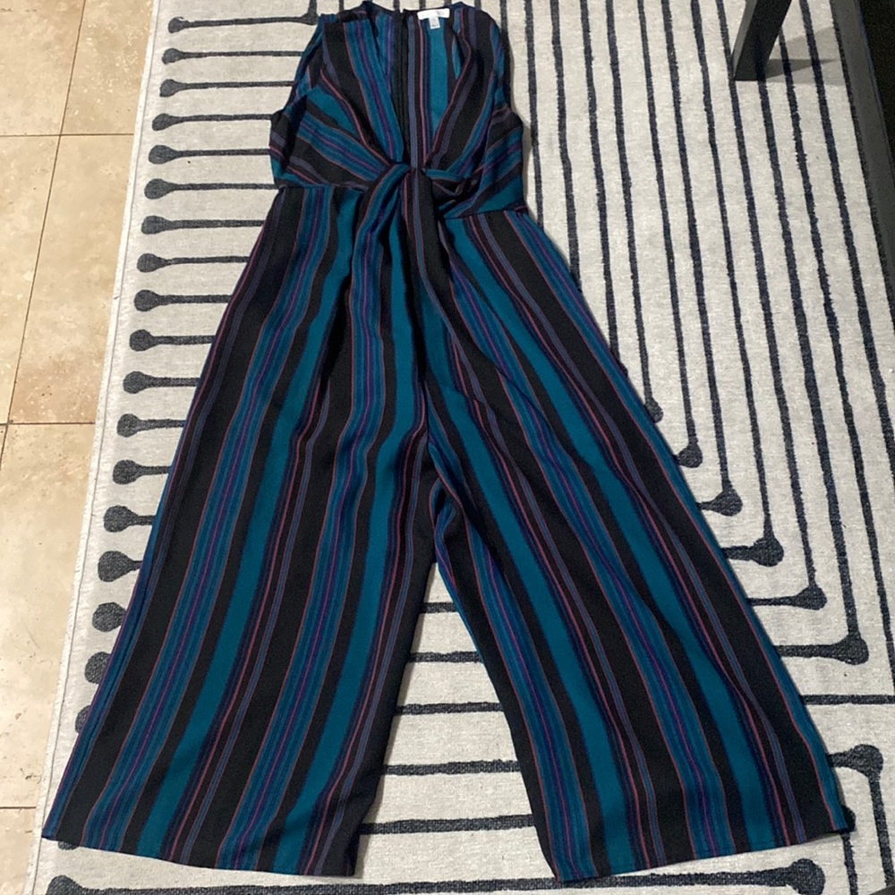Leith Multi-Colored Midi Romper